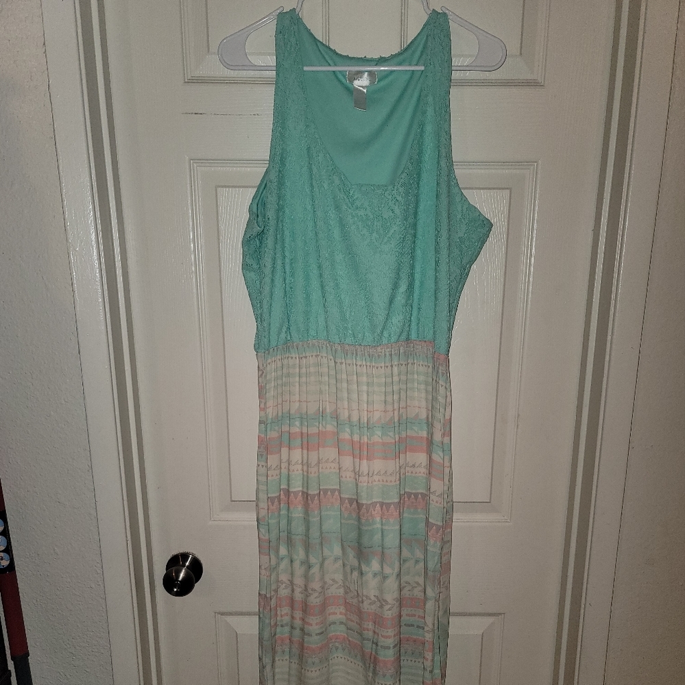 Teal Summer dress